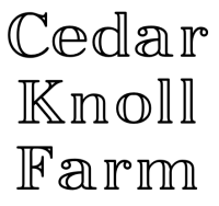 Cedar knoll farm, llc