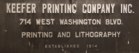 Keefer printing co