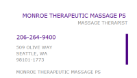 Monroe therapeutic massage ps