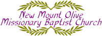 New mount olive missionary baptist church
