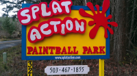 Splat action paintball park