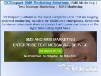 Txtimpact sms marketing and text message services