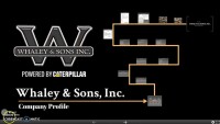 Whaley & sons, inc.