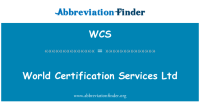 World certification services ltd.