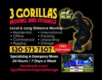3 gorillas moving & storage