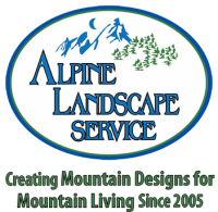 Alpine terrace landscaping