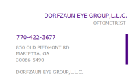 Dorfzaun eye group, llc