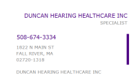 Duncan hearing healthcare