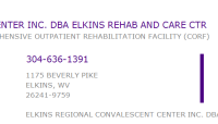 Elkins regional convalescent center, inc.