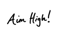 Girls aim high