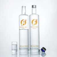 Glass vodka