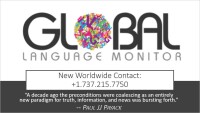 Global language monitor