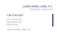 Lazar spinal care, p.c.