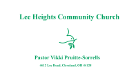Lee heights community church