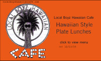 Local boyz hawaiian cafe