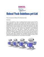 ESHCOL Tech Solutions Pvt Ltd