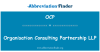 Organisation consulting partnership llp (ocp)