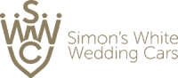 Simons white wedding cars