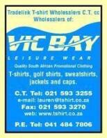 Tradelink t-shirt wholesalers ct & pe (vic bay leisure wear)