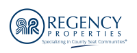 Regency properties, specializing in county seat communities