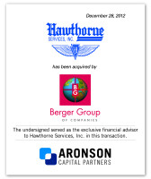 Hawthorne services, inc. a louis berger company