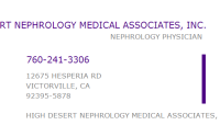 High desert nephrology associates
