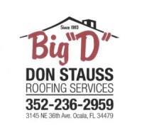 Big 'd' don stauss roofing services