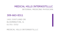 Medical hills internist