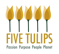 Five tulips