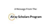 Alray scholars program